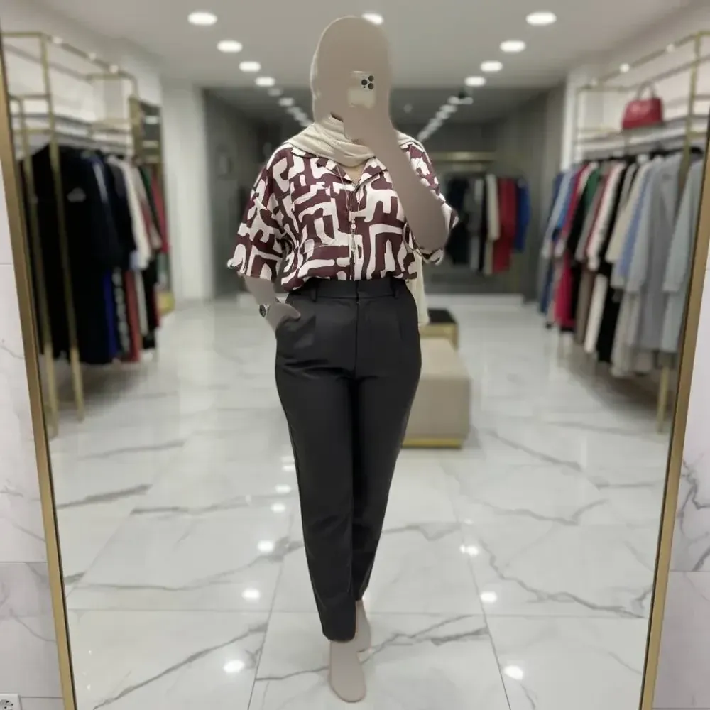 شومیز باکسی طرحدار مدل نیمه کیمونو جنس سوفیا ژاکارد فری سایز 38 تا 50