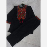 کت شلوار زنانه سنتی جنس کرپ اسکاچی سایز 38 تا 46