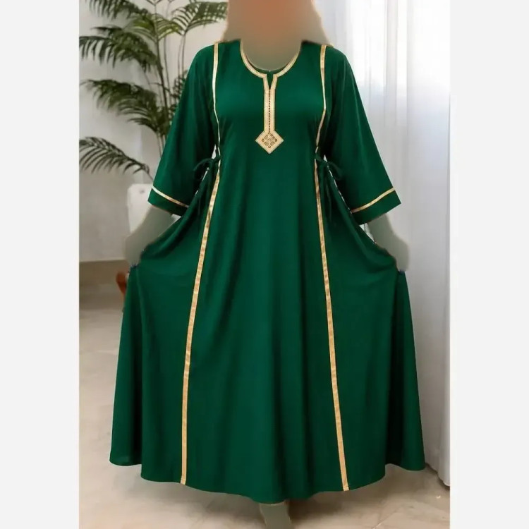 پیراهن زنانه مدل پوپک جنس تمام نخ خنک و ضد تعریق فری سایز 36 تا 46