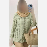 شومیز مراکشی توتیا ابریشم طرحدار زنانه فری سایز 36 تا 46 قد 75 تا 79
