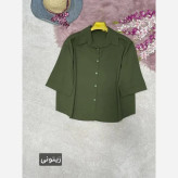 شومیز زنانه مدل وانیا جنس پری خنک و سبک فری سایز 38 تا 48