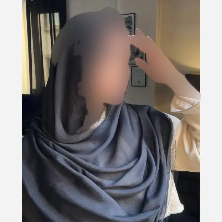 شال پلیسه لبه توری مجلسی قواره بزرگ ابعاد 180 در 75 سانتیمتر