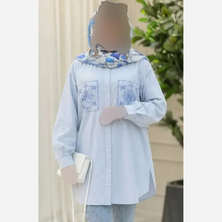 تونیک مانتویی زنانه مدل کاکوتی جنس لنین آنزیم شده فری سایز 38 تا 46