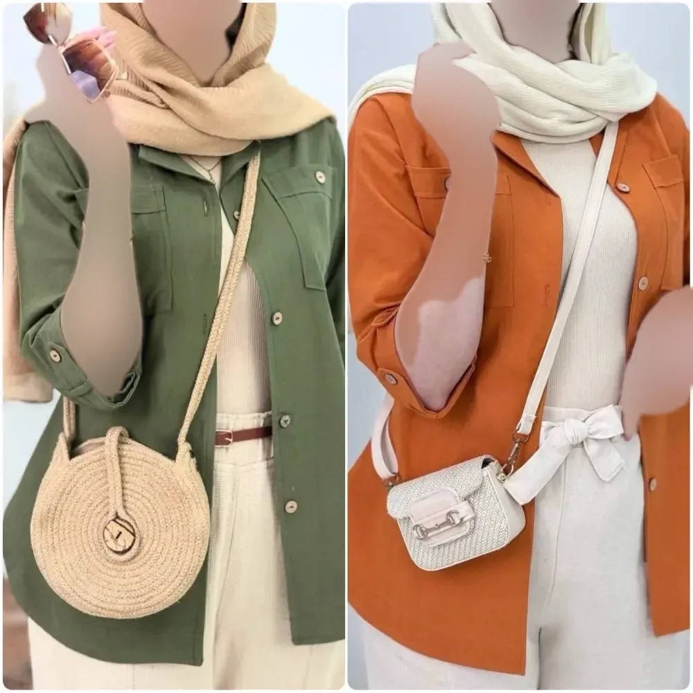 شومیز زنانه مدل تویگا جنس لنین فری سایز 38 تا 46