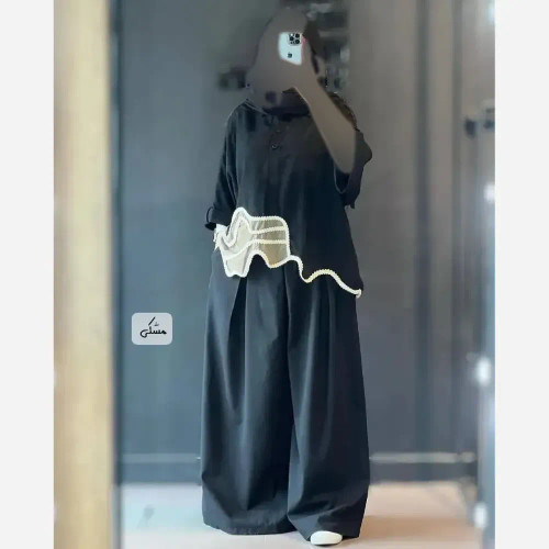 ست شومیز و شلوار زنانه مدل ترلان جنس لینن
