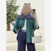شومیز زنانه تابستانی جنس شانتون در رنگبندی متنوع سایز یک و دو