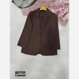 کت زنانه پاستیلی مدل الیس جنس پری خنک و سبک لایی کوبی شده