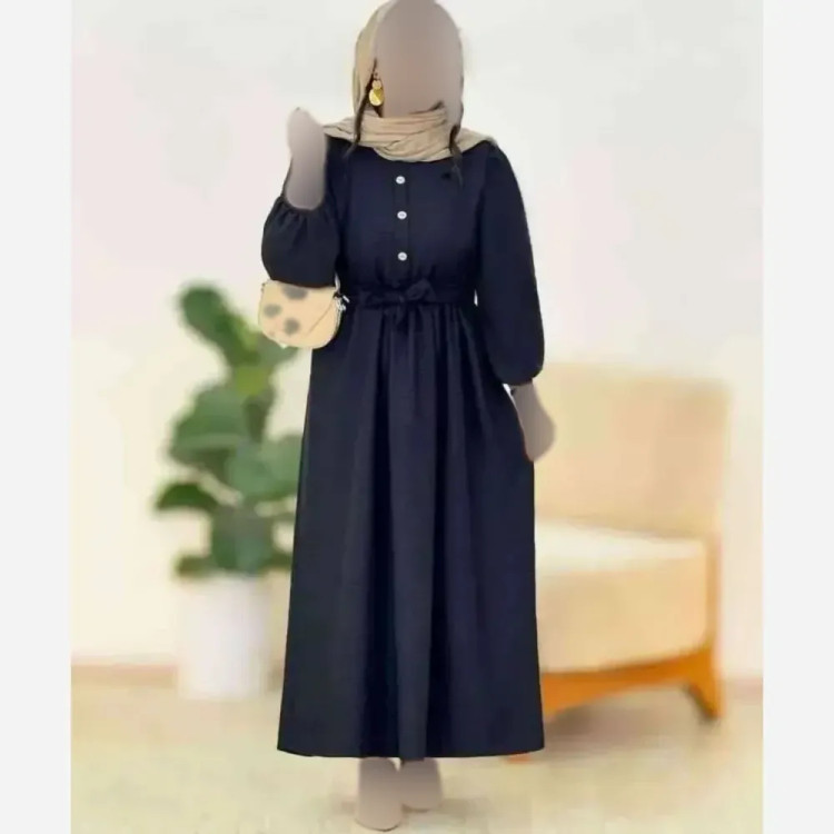 پیراهن زنانه مدل ریما جنس اطلس شاین دار سایز فری 38 تا 46