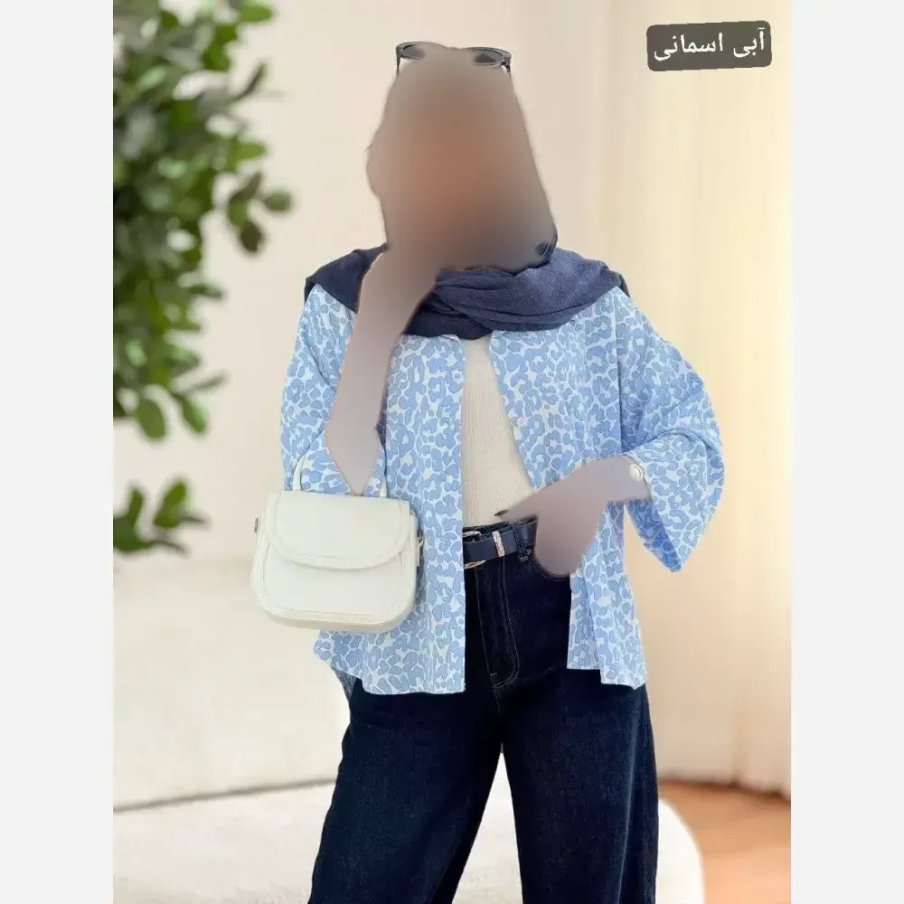مانتو شیمبا جنس ایوا خنک طرحدار فری سایز 36 تا 48