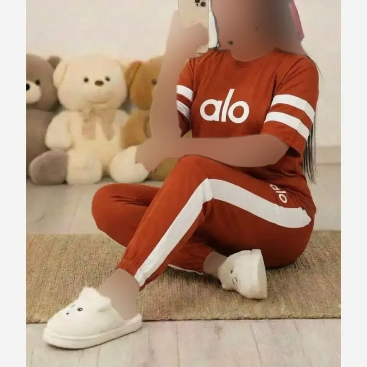 ست تیشرت و شلوار زنانه مدل وانگ جنس پنبه گلکسی فری سایز 38 تا 46