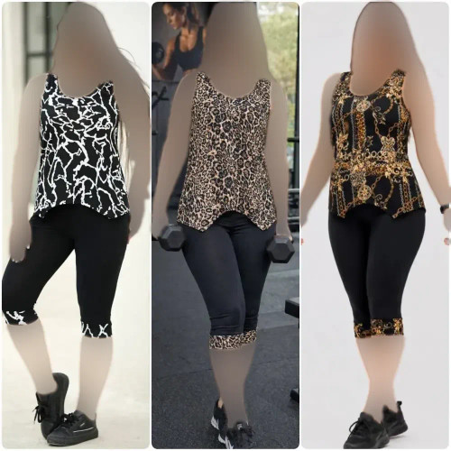 ست تاپ و شلوارک زنانه مدل چیچک جنس ویسکوز الیزه فول کش فری سایز 38 تا 48