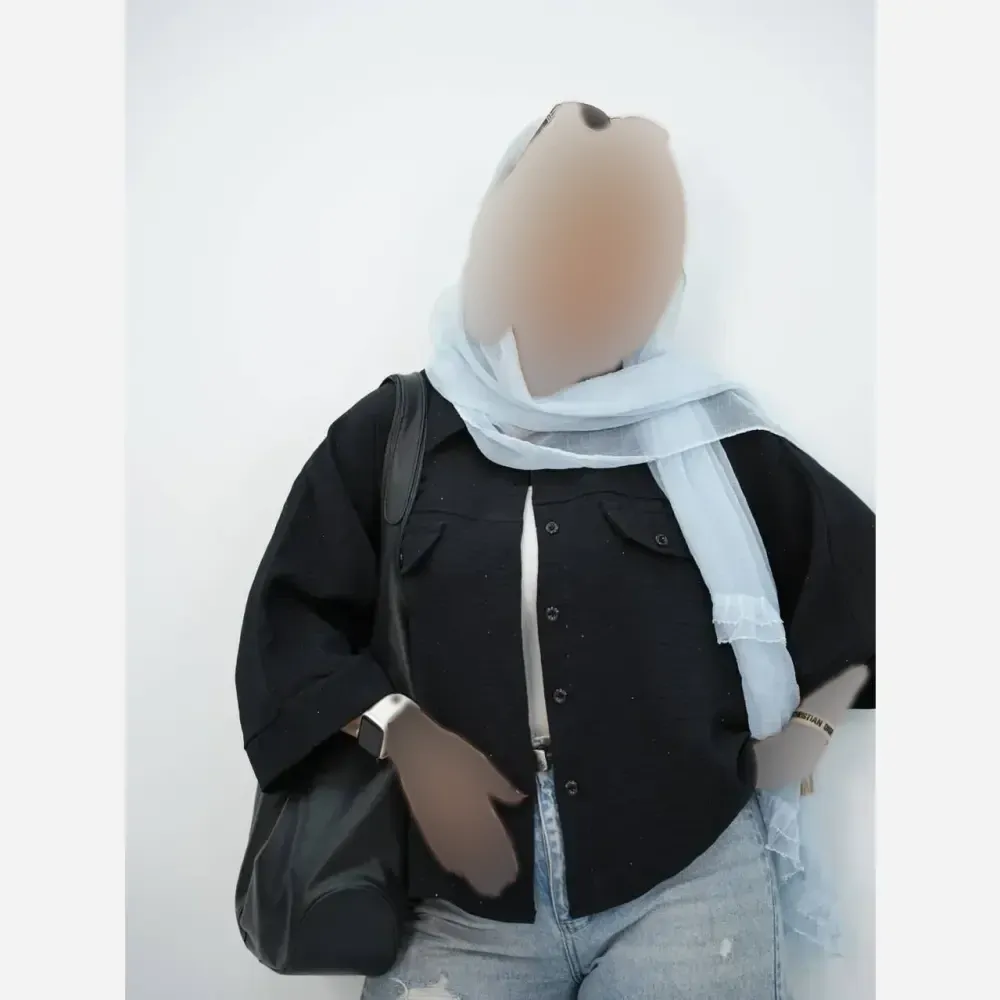 پانچ زنانه مدل ملورینا جنس شانتون حصیری نگیندار فری سایز