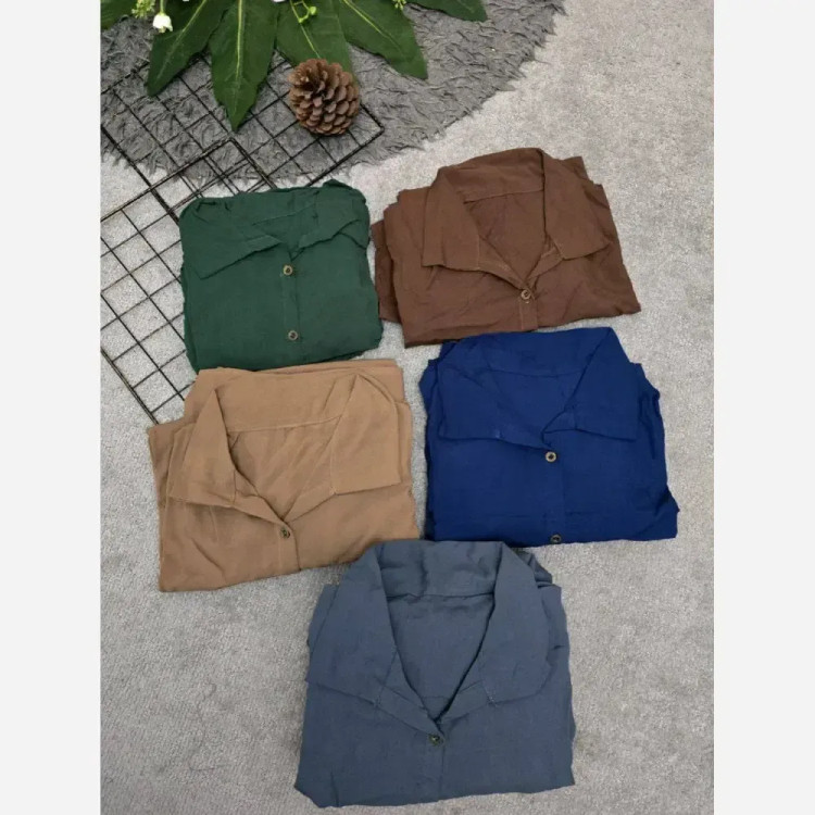 ست شومیز و دامن زنانه تمام نخی مدل سنبل فری سایز 36 تا 46