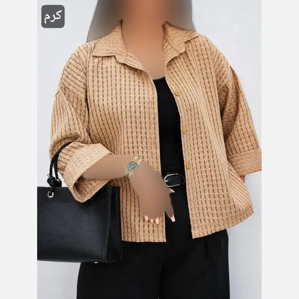 مانتو حصیری زنانه مدل رایان فری سایز 36 تا 48