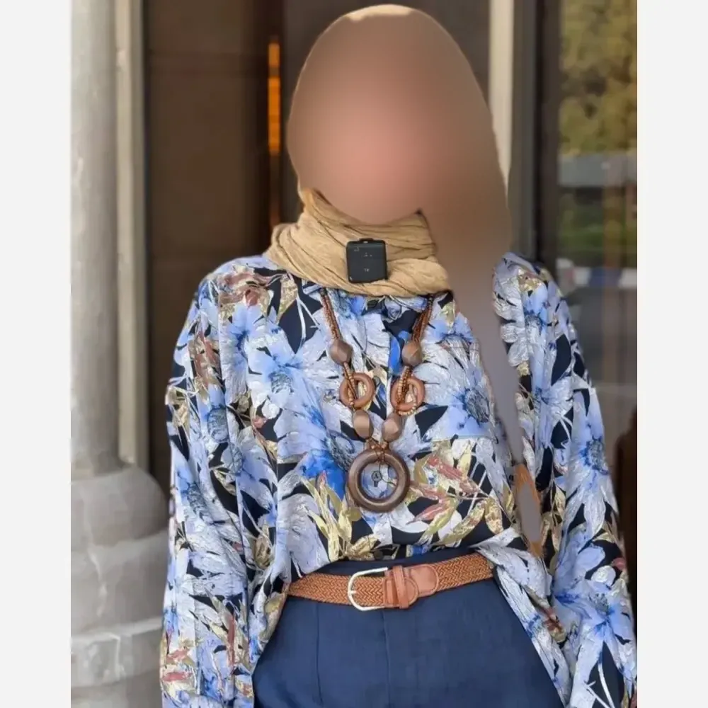 ست شومیز و شلوار زنانه مدل آیشیکو جنس بوگاتی و شانتون سایز 38 تا 48