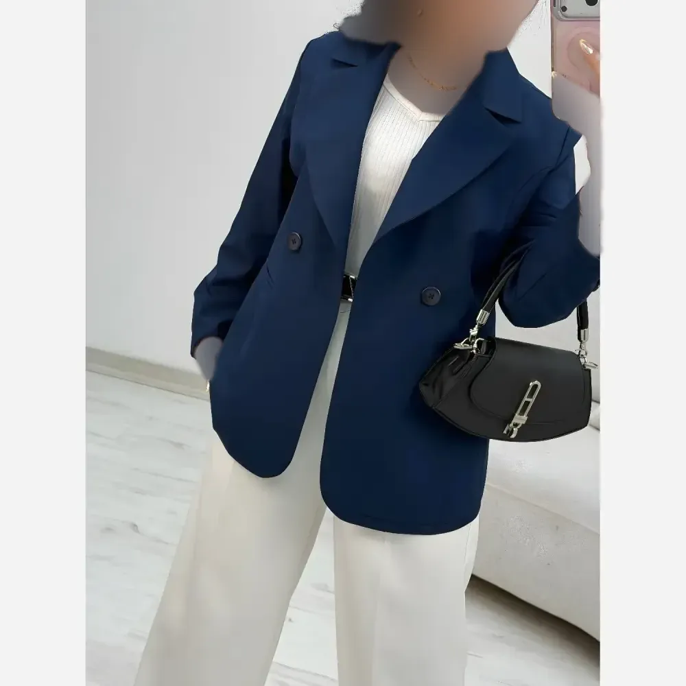 کت زنانه مدل اِلیس جنس پری خنک و سبک لایی کوبی شده در رنگبندی متنوع