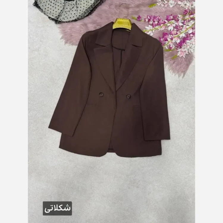 کت زنانه مدل اِلیس جنس پری خنک و سبک لایی کوبی شده در رنگبندی متنوع