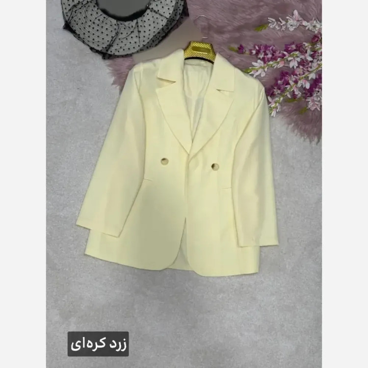 کت زنانه مدل اِلیس جنس پری خنک و سبک لایی کوبی شده در رنگبندی متنوع