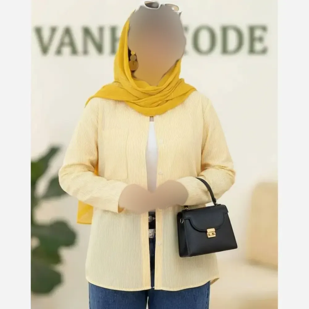 شومیز نخی تابستانه زنانه فری سایز رنگ کرهای