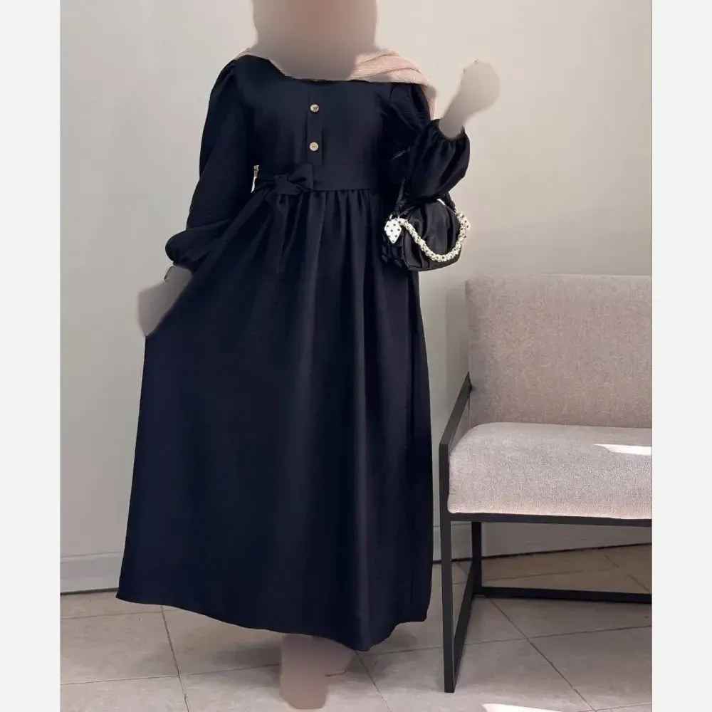 پیراهن مانتویی زنانه تانیش فری سایز 36 تا 46 با کمربند