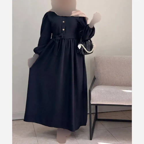پیراهن مانتویی زنانه تانیش فری سایز 36 تا 46 با کمربند