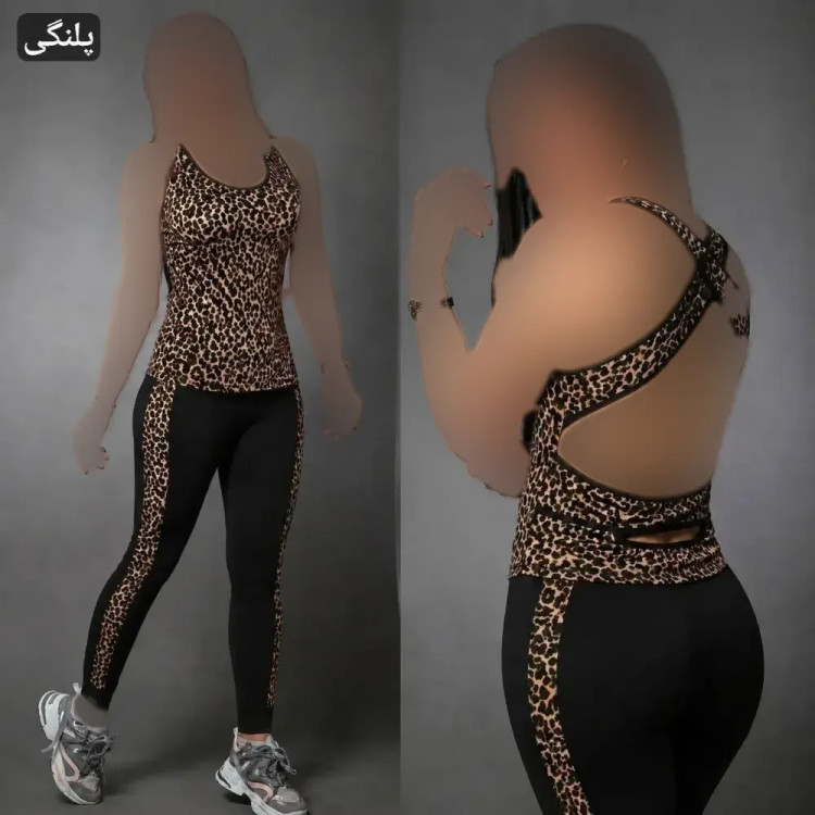 ست تاپ و شلوار زنانه مدل نینا پشت ضربدری جنس ویسکوز الیزه فری سایز 36 تا 50