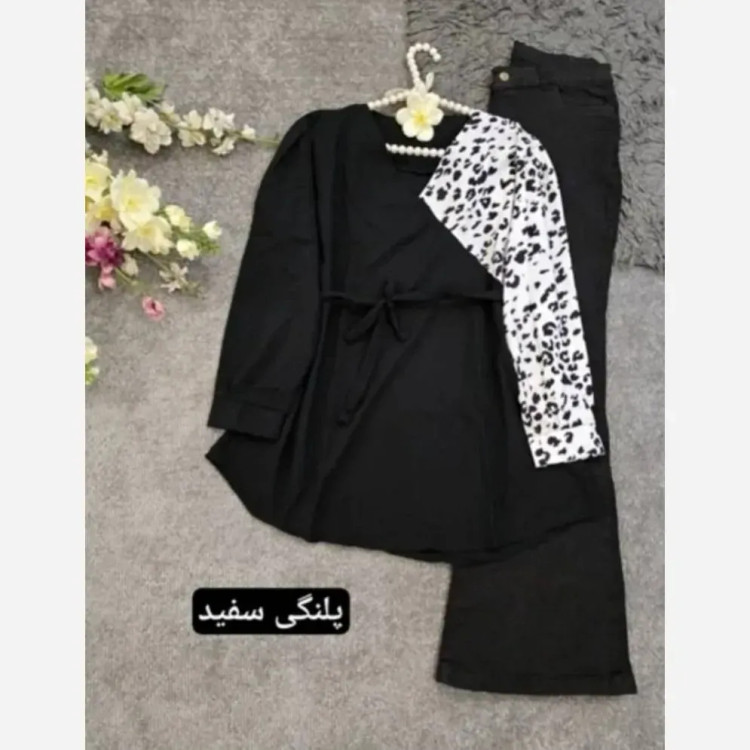 شومیز زنانه مدل رزیتا جنس الیزه فری سایز 36 تا 46 طرحدار