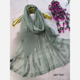 شال تور دانتل مجلسی ابعاد 180 در 70 سانتیمتر