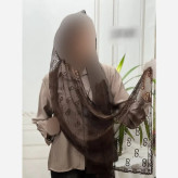 شال تور دانتل مجلسی ابعاد 180 در 70 سانتیمتر