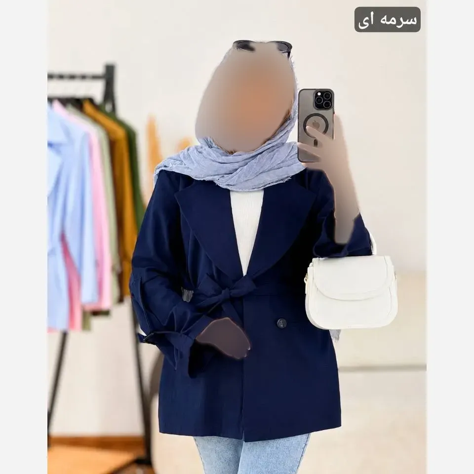 مانتو کتی زنانه مدل آستین سگک دار جنس کتان لنین نچرال فری سایز