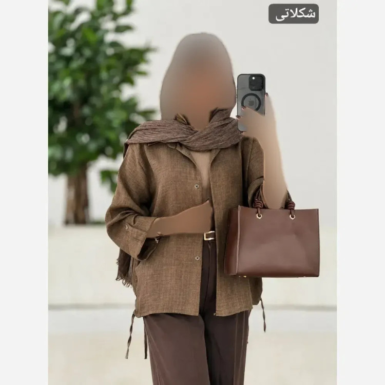 مانتو کمر گت زنانه جنس شانتون صوفیا فری سایز 36 تا 48