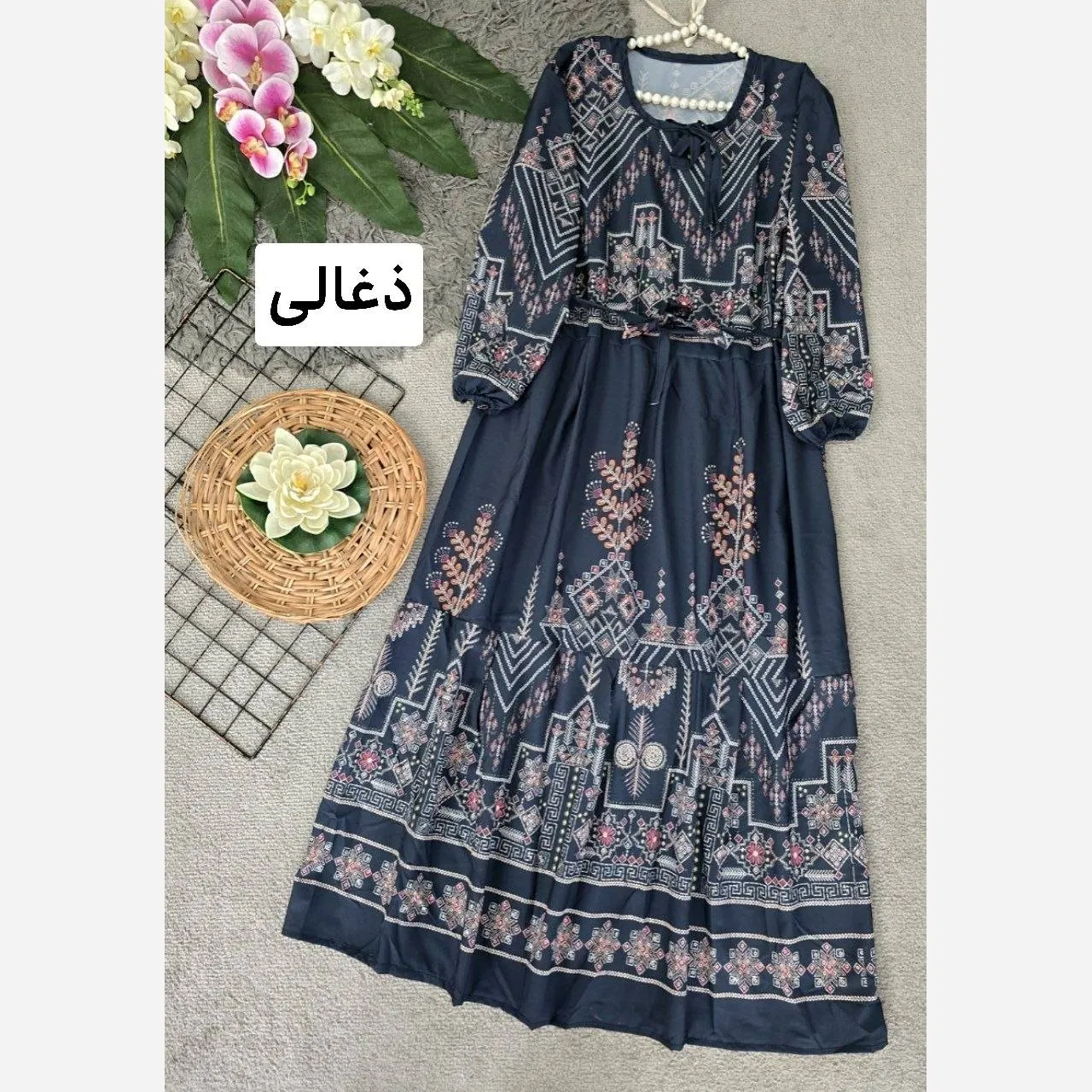 پیراهن ساحلی زنانه مدل کایرو جنس بوگاتی فری سایز 36 تا 46