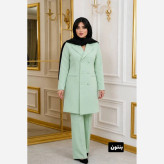 مانتو شلوار مازراتی مدل آسمان کت و شلوار زنانه
