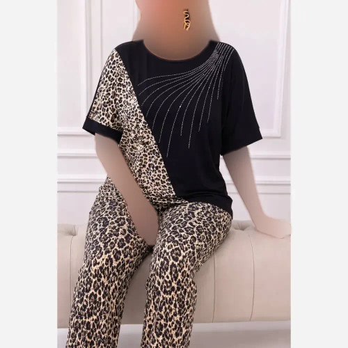 ست بلوز و شلوار زنانه قواره دار ویسکو الیزه فول کش سایز فری 38 تا 50