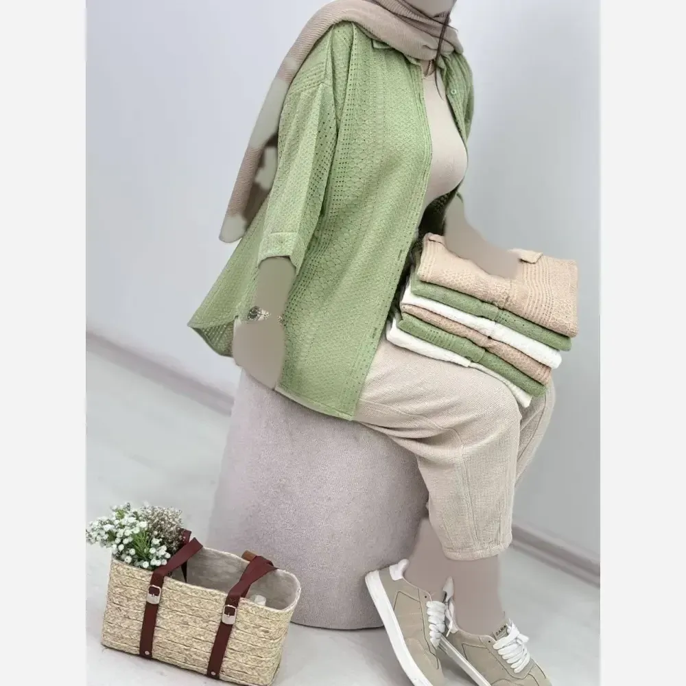 شومیز مراکشی کوک دوزی درجه یک خنک سایزبندی