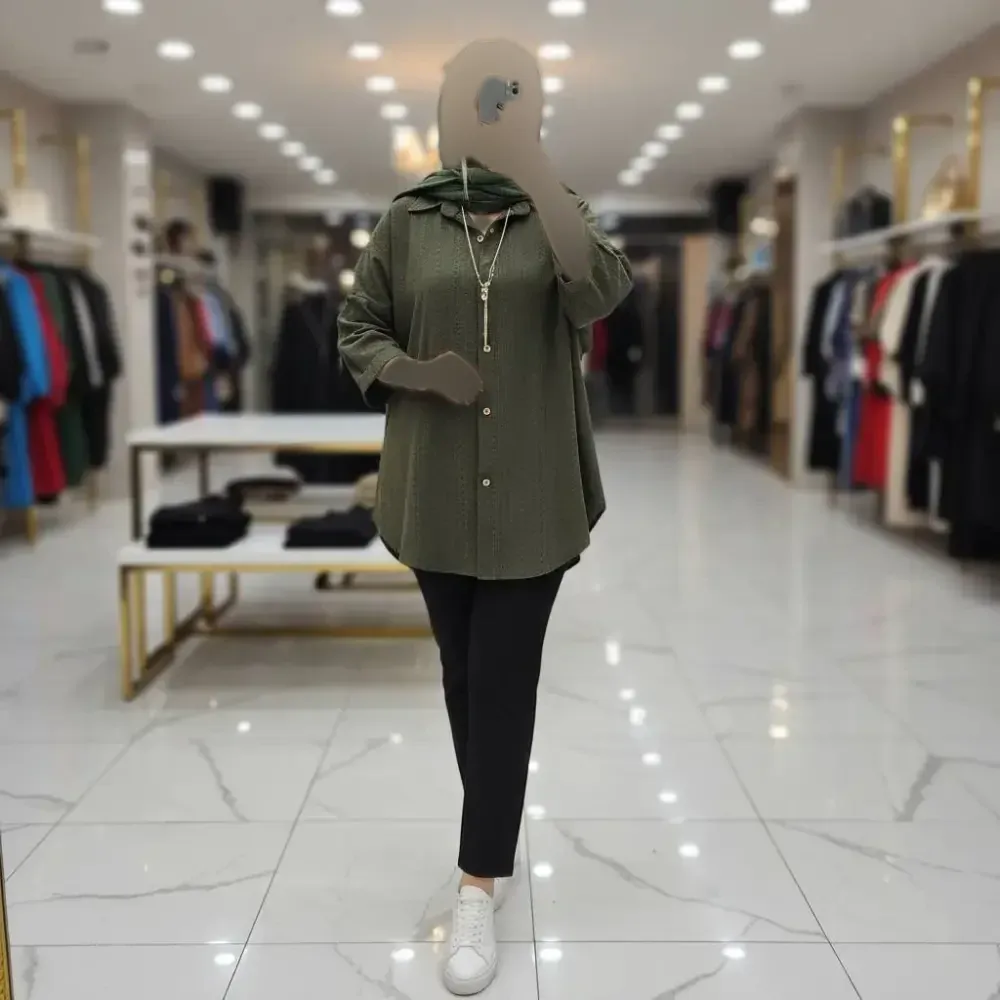 شومیز مراکشی کوک دوزی درجه یک خنک سایزبندی