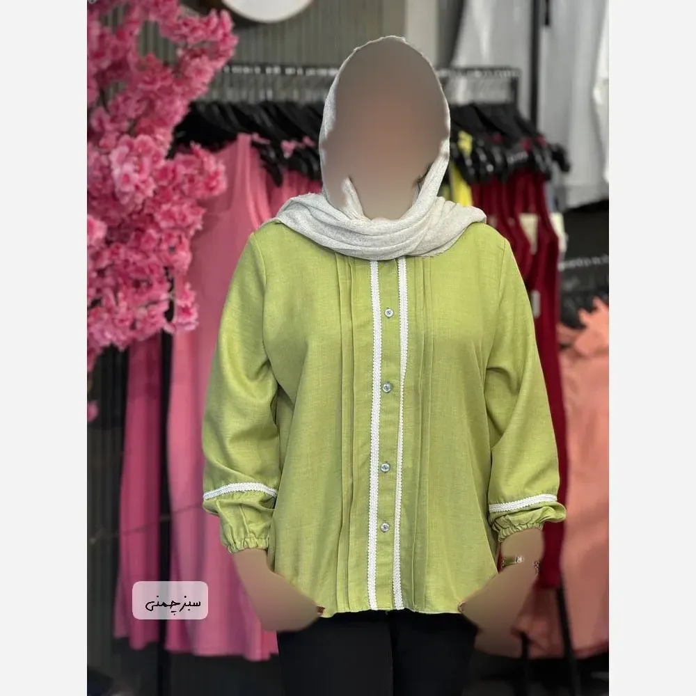 شومیز زنانه جلو مغزی جنس بابوس