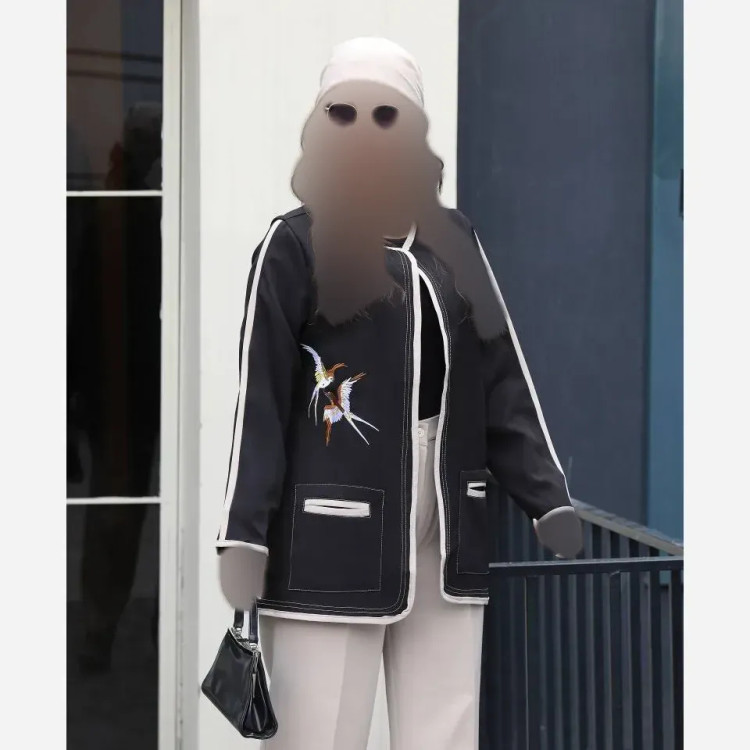کت شلوار مازراتی گلدوزی شیک مدل پرستو سایز 40 تا 50