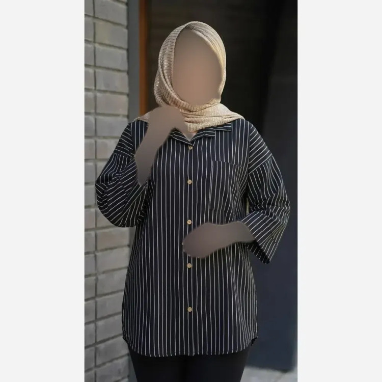 شومیز مانتویی مراکشی دیپلمات درجه یک فری سایز 38 تا 50