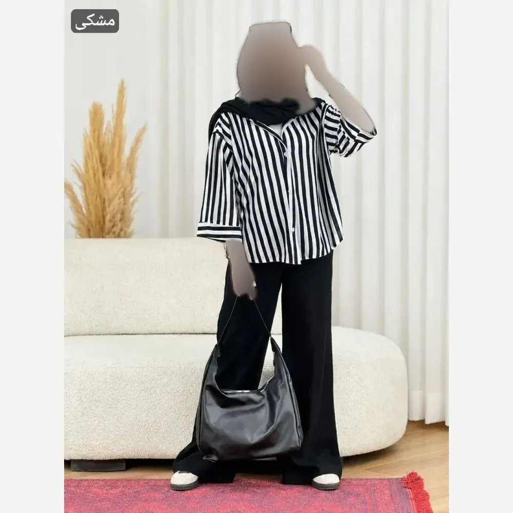 ست تاپ شلوارک زنانه ویسکوز فلامنت فول کش رنگ طلایی فری سایز