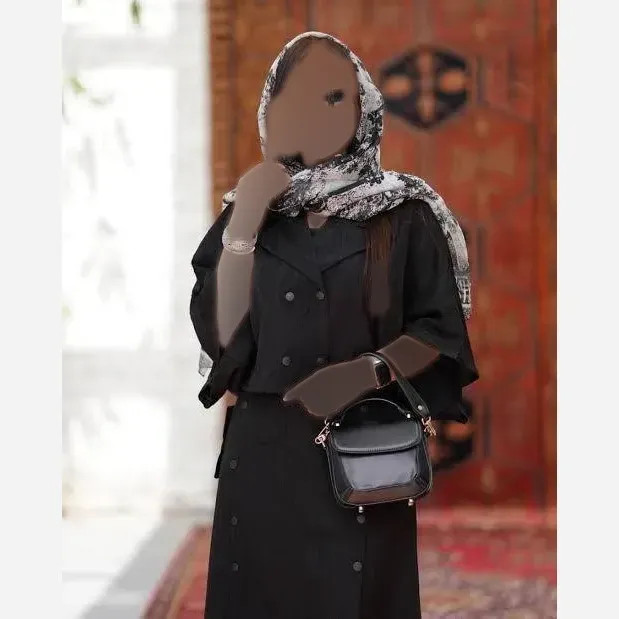 ست شومیز ژاکار کسمه و شلوار شانتون مدل مادام فری سایز