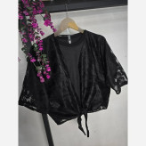 ست گره ای إلسا رویه تور دانتل و تیشرت ویسکوز فری سایز