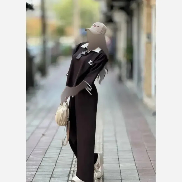ست تیشرت و شلوار مازراتی زنانه درجه یک سایز 38 تا 48