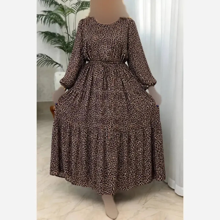 پیراهن ماهی بوگاتی پلنگی فری سایز زنانه