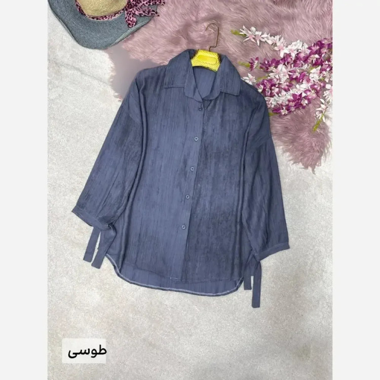 شومیز گازوئیلی زنانه مدل گونای فری سایز 38 تا 48