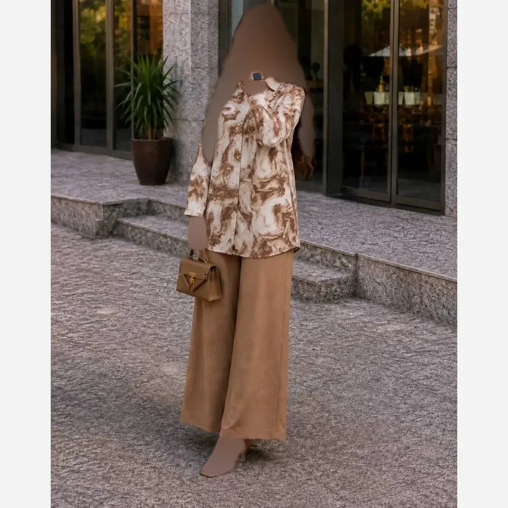 شومیز گره ای زنانه جنس بوگاتی درجه یک سایز 38 تا 46