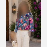 شومیز نخی مدل بهارک زنانه