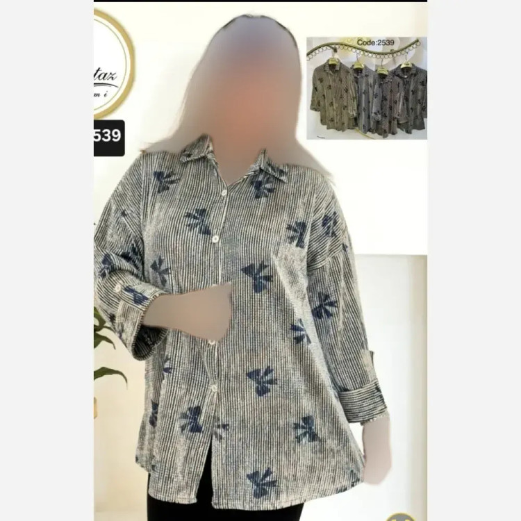 شومیز زنانه مدل کیمونو مچ پاکتی جنس زیکو پاپیونی خارجی درجه یک