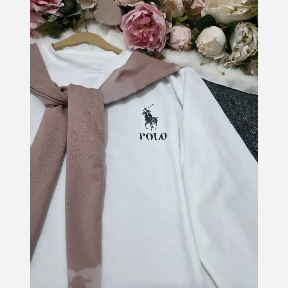 ست شالدار زنانه polo جنس گلکسی نخ پنبه سایز فری 38 تا 48 رنگبندی متنوع