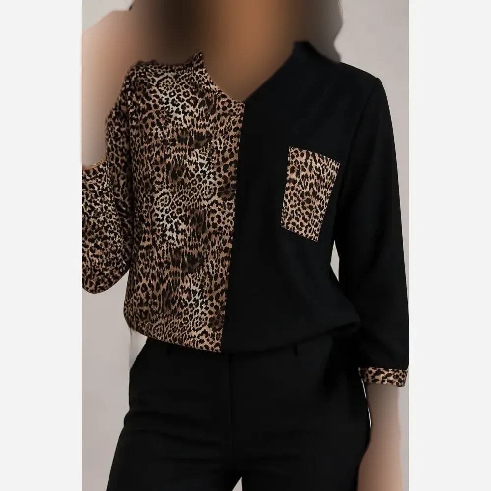 شومیز طرحدار نجلا کرپ بوگاتی سایز 38 تا 50